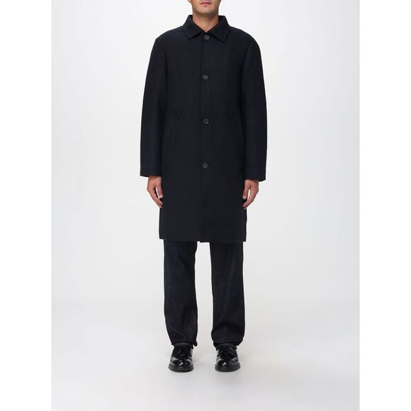 Armani Exchange Coat Men Navy